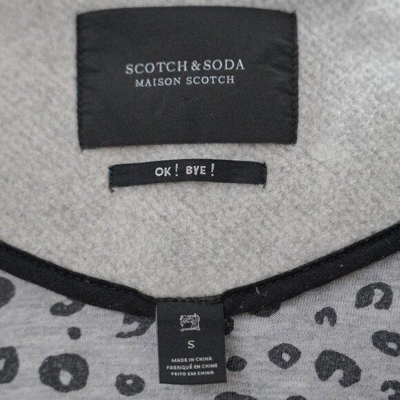 Scotch & Soda Reversible Grey Wool Blend Coat Jacket Men's Small Sleek & Edgy - Picture 9 of 11